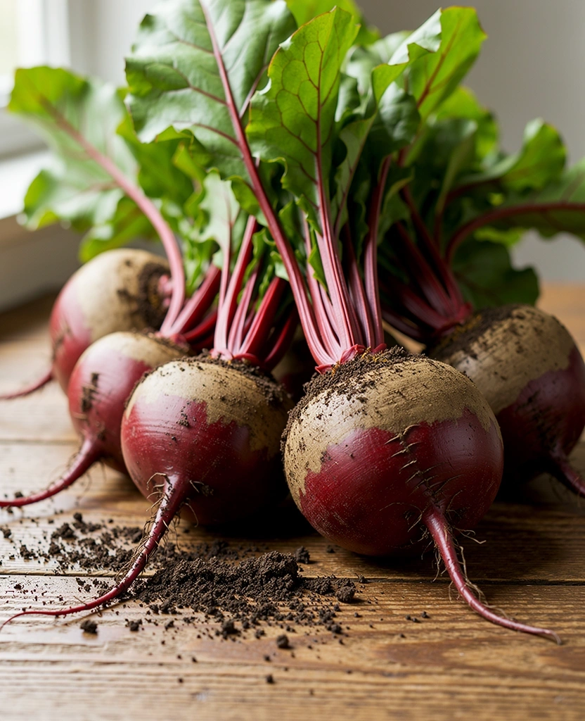 Frische Rote Bete als Symbol für Nährstoffkraft